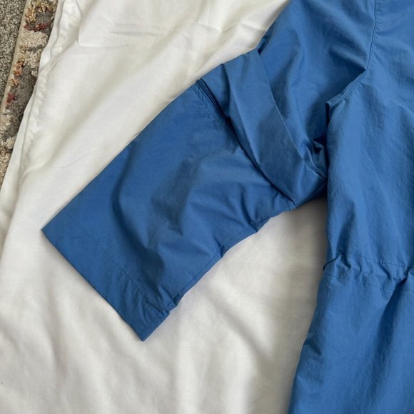 MASSIMO DUTTI Soft Blue Size Small Women's Rain Coat Jacket Model 6740 - Picture 13 of 16